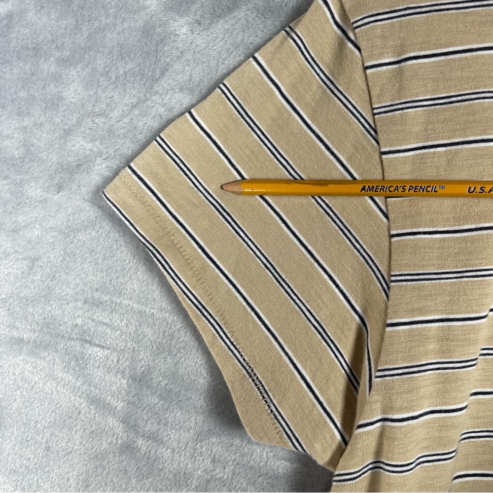 Rag & Bone Beige Striped Tee - Picture 11 of 12
